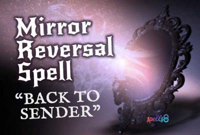 Enchantment mirror for reversing spells